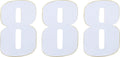 NUMBER MSE #8 4.5 WHITE