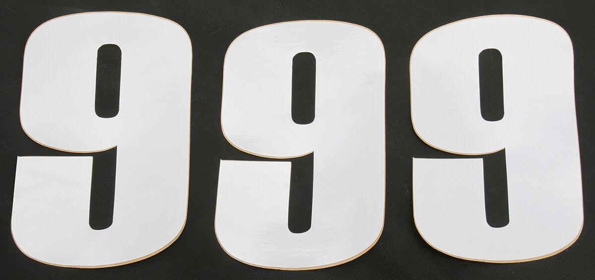 NUMBER MOOSE #9 6 WHITE