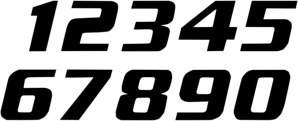 NUMBER #7 16x20CM BK