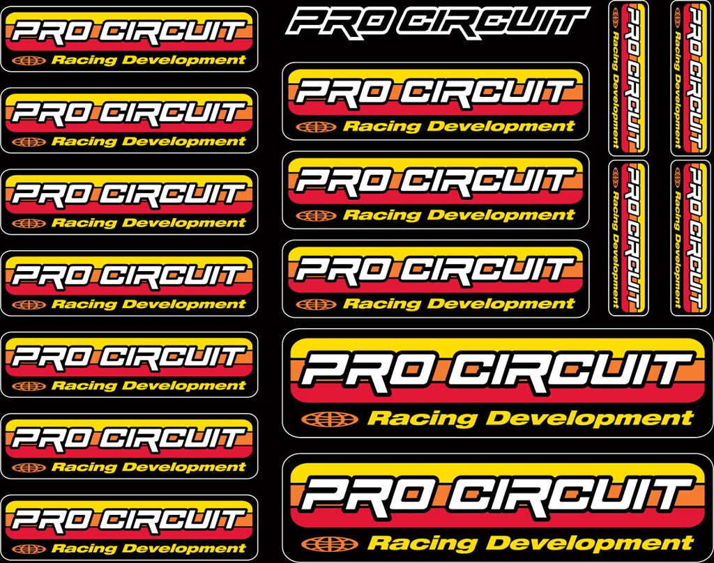 PRO CIRC LOGO DECAL SHEET