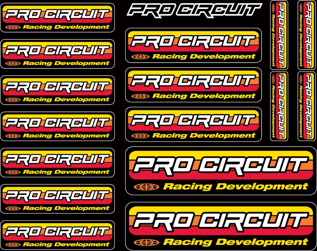 PRO CIRC LOGO DECAL SHEET