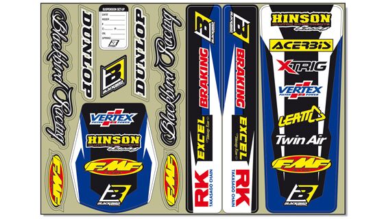 DECAL LOGO KIT BL