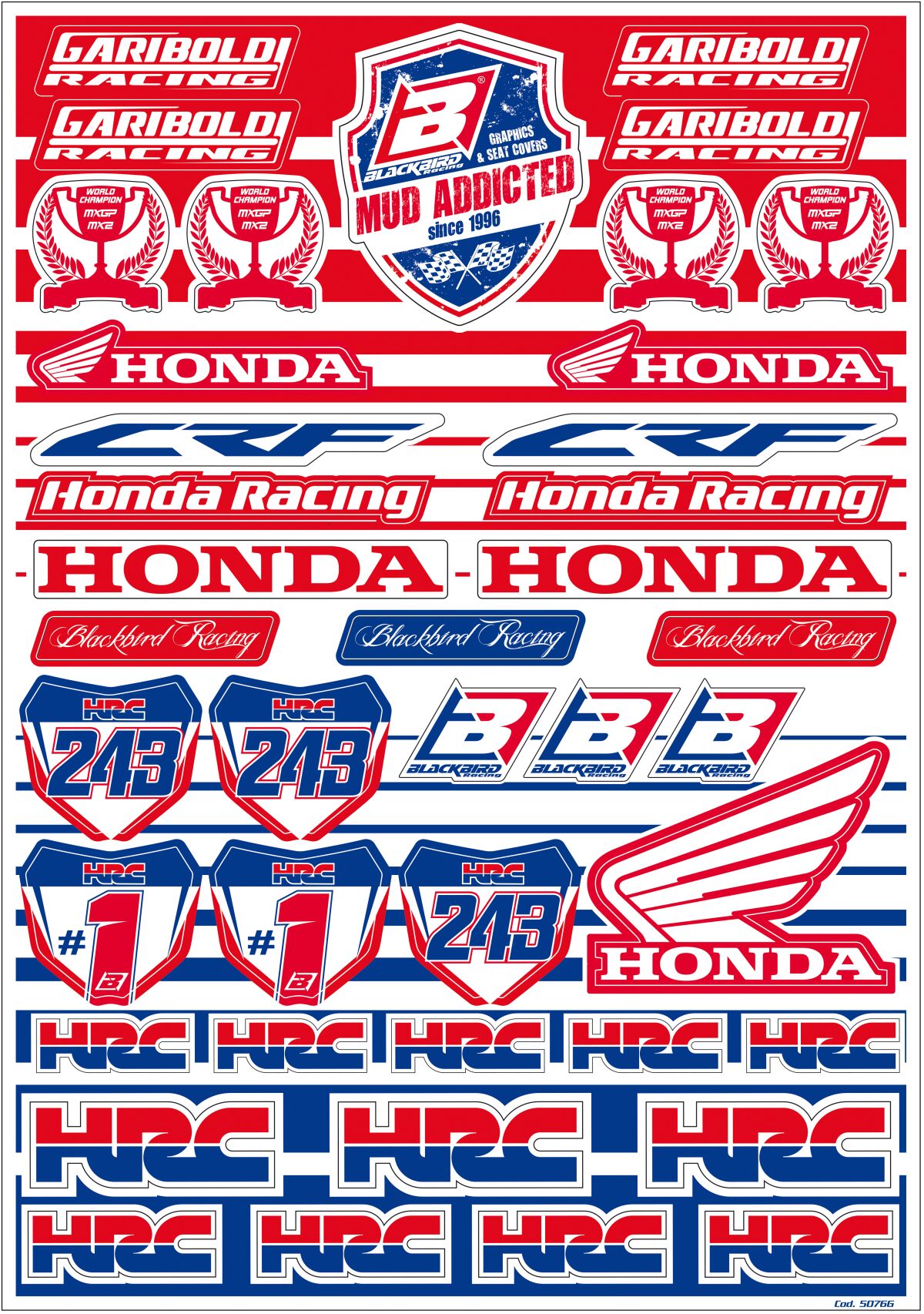 DECAL LOGO KIT GAR PVC
