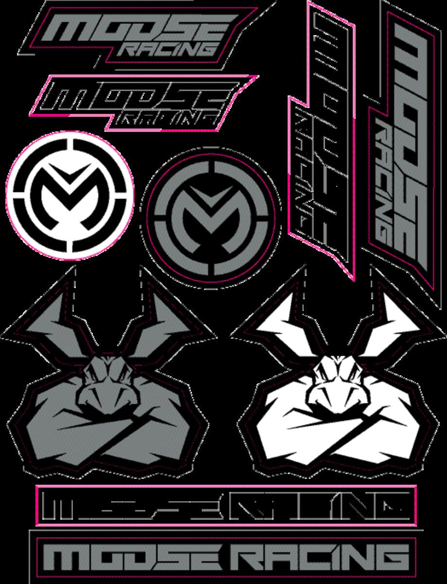 DECAL SHEET MOOSE BK/SILV