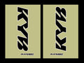 FORK STICKERS KYB BLK