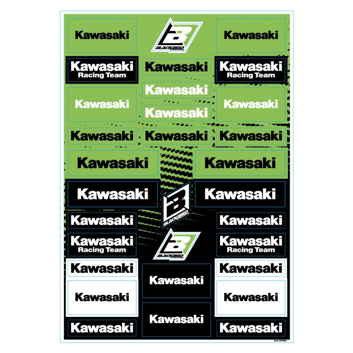 DECAL LOGO SHEET KAWASAKI