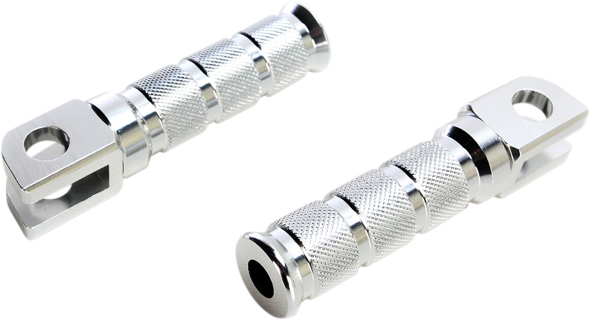 FOOTPEGS SILVER SUZ-FRONT