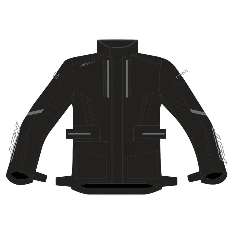 RST JACKT F-LITE LADY TXT, BLK, UK18