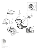ARAI EARCUP SZ-LIGHT, 25MM