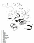 ARAI INTERIOR CHASER-X 3, 5MM