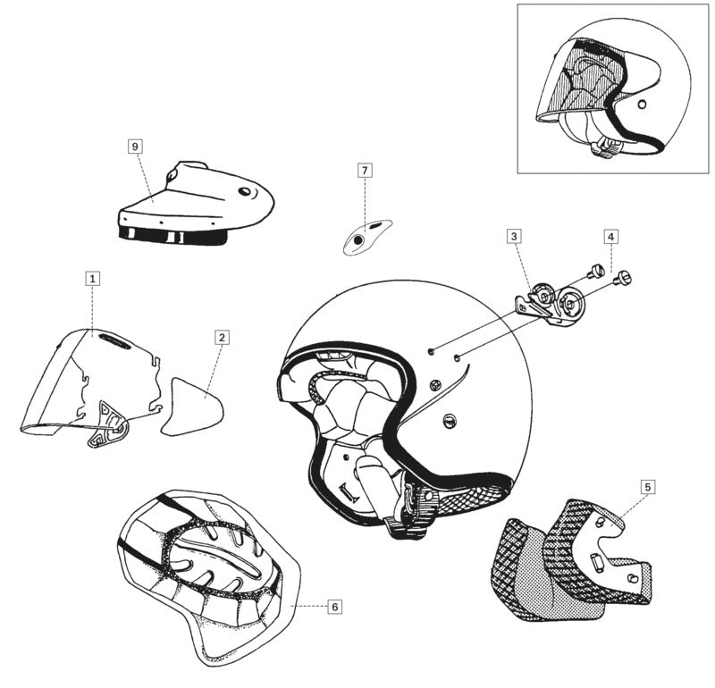 ARAI AIRWING SZ-R VAS SHELL F BLK, 82-84