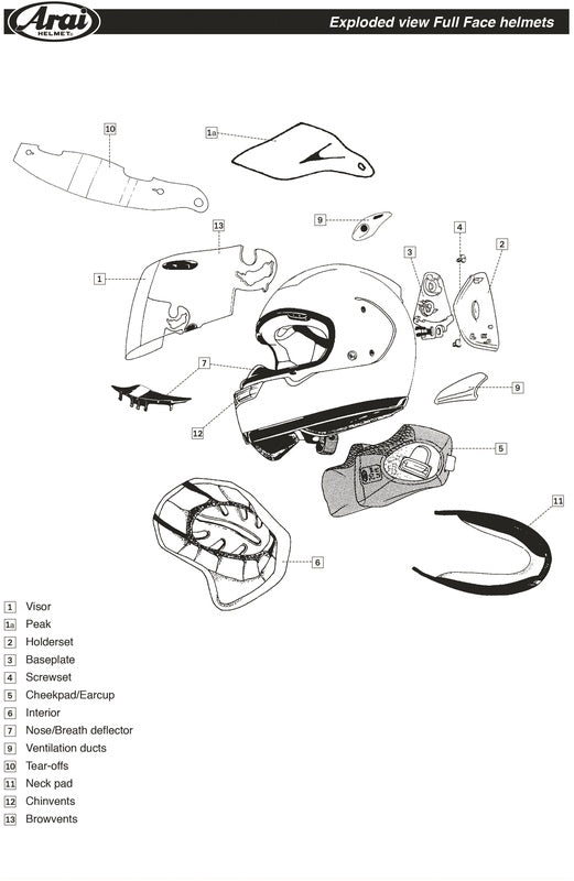 ARAI CHINVENT IQ DIAMOND, BLK