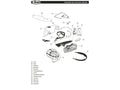 ARAI COWL VENT SIDE5 DUNLOP, YEL