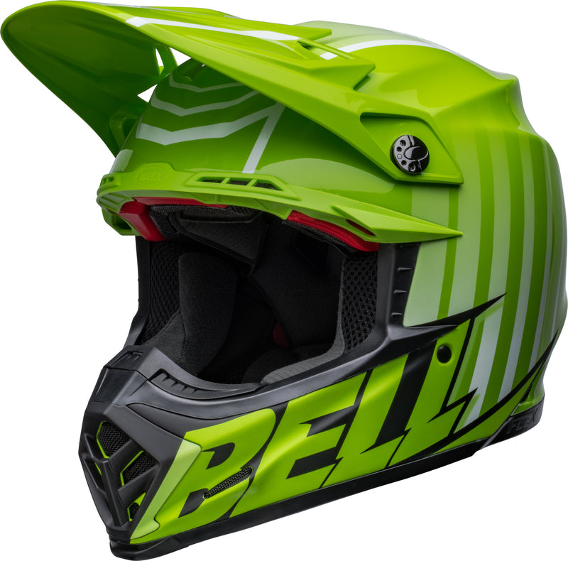BELL HELMT MOTO9S FLEX SPRINT, NGR, L
