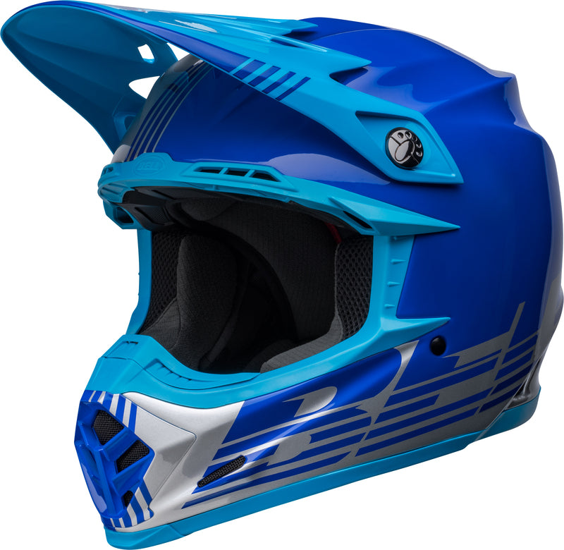 BELL HELMT MOTO9 MIPS LOUVER, GRY, XL