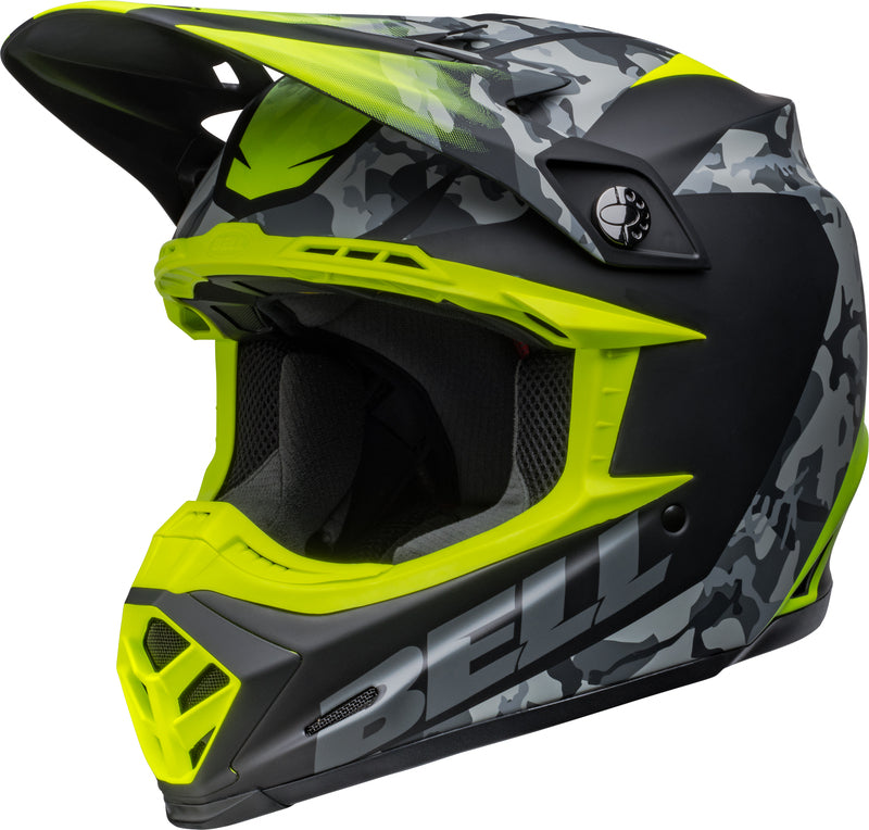 BELL HELMT MOTO9 VENOM, YEL, XL