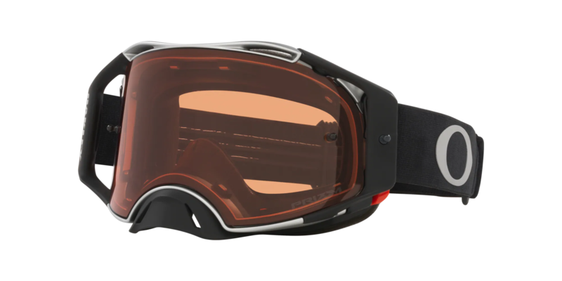 OAKLY GOGGL AIRBR TUFF GUN PZM, BLK/BRZ