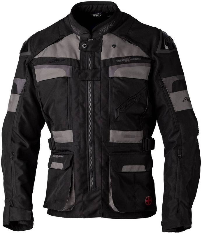 RST JACKT ADVENTURE-X TXT, BLK, 46