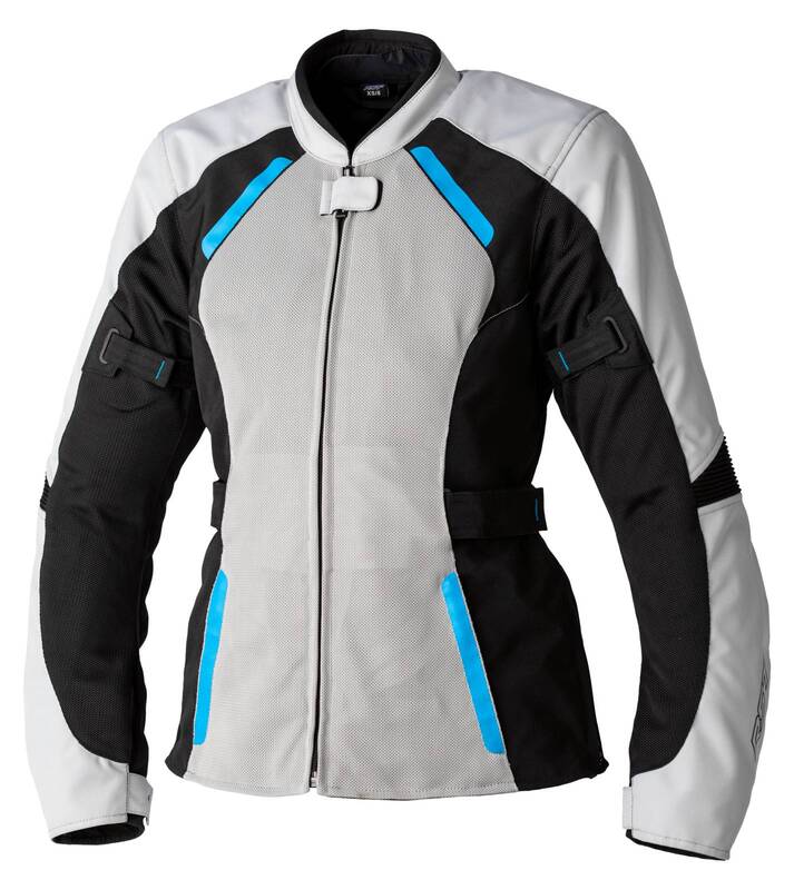 RST JACKT AVA MESH TXT LDY, BLU, 10