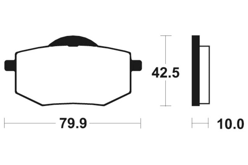 TECNI BRAKE PADS MA116 ORGANIC
