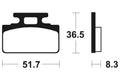 TECNI BRAKE PADS MA118 ORGANIC