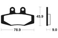 TECNI BRAKE PADS MA121 ORGANIC