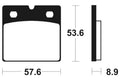 TECNI BRAKE PADS MA140 ORGANIC