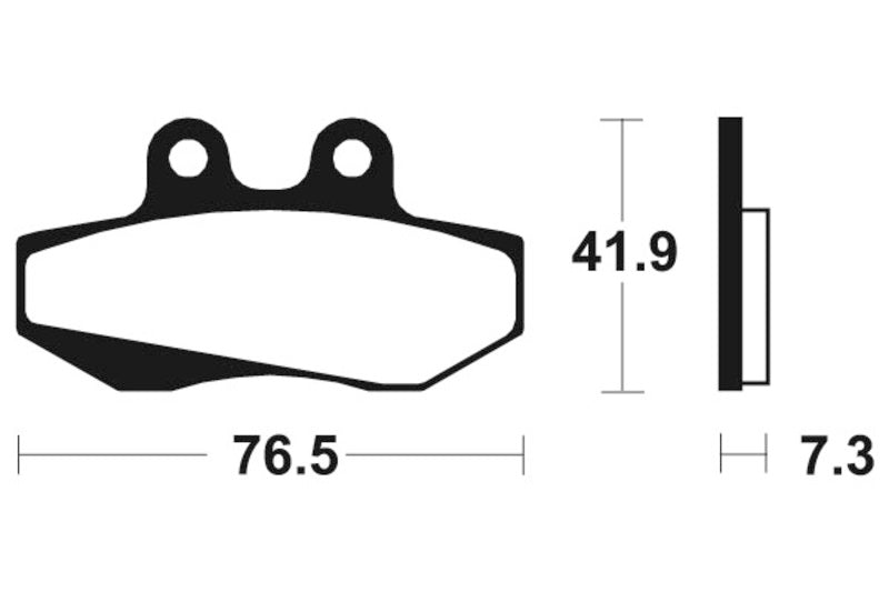 TECNI BRAKE PADS MA152 ORGANIC