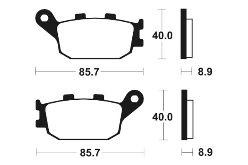TECNI BRAKE PADS MA157 ORGANIC