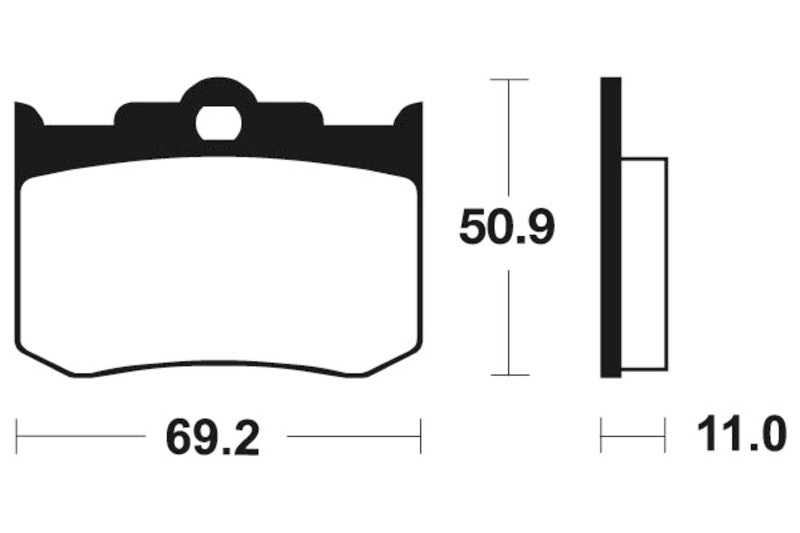 TECNI BRAKE PADS MA162 ORGANIC
