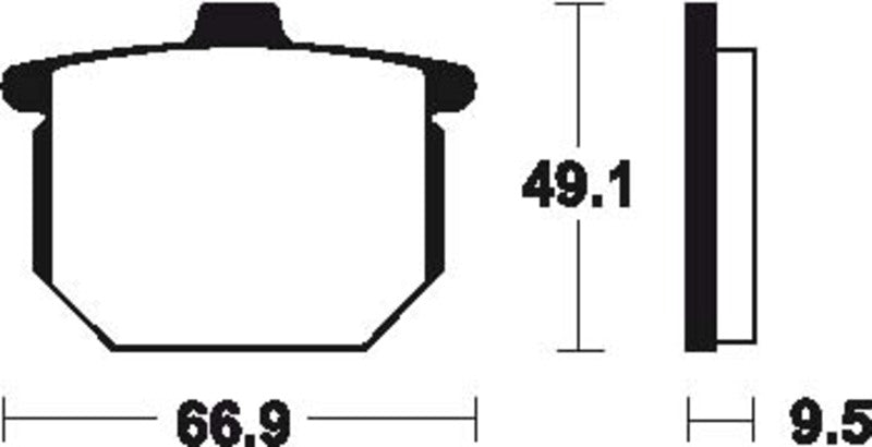 TECNI BRAKE PADS MA17 ORGANIC