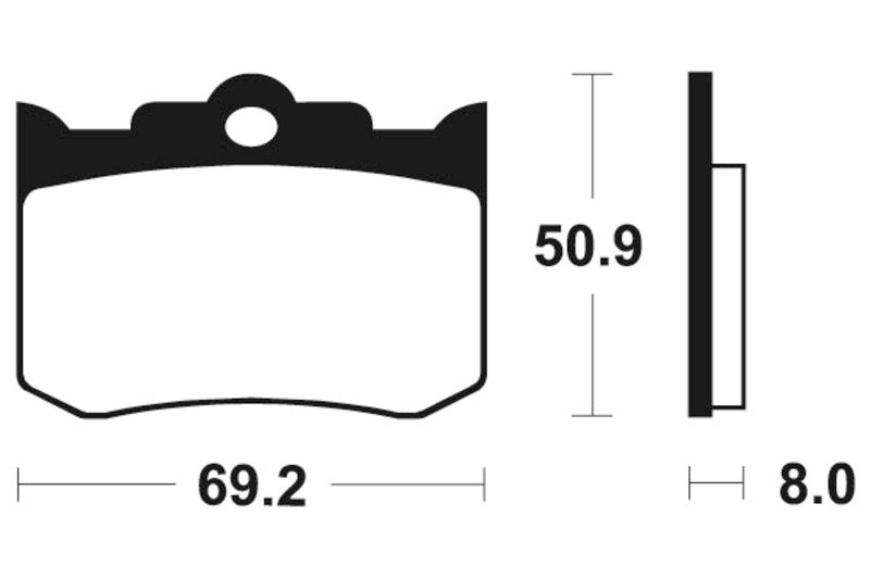 TECNI BRAKE PADS MA178 ORGANIC