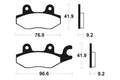 TECNI BRAKE PADS MA188 ORGANIC