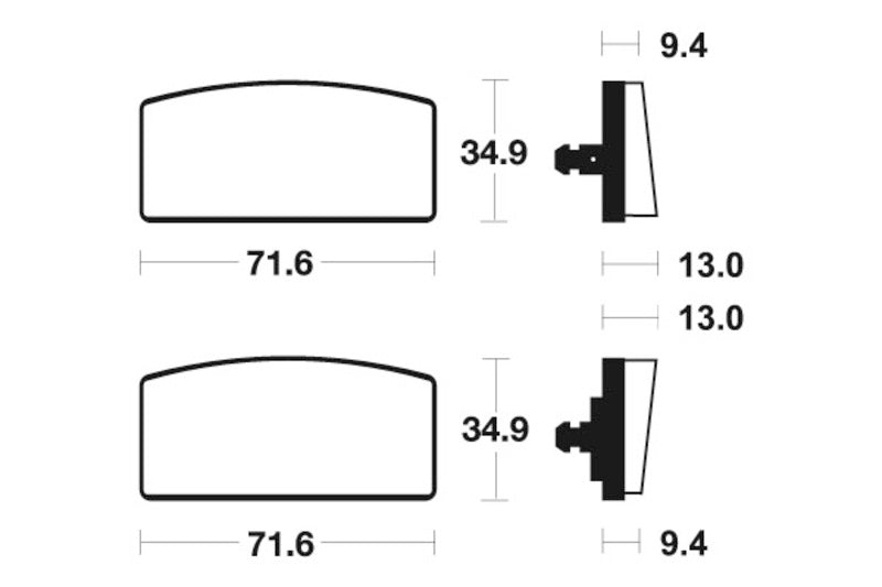 TECNI BRAKE PADS MA20 ORGANIC
