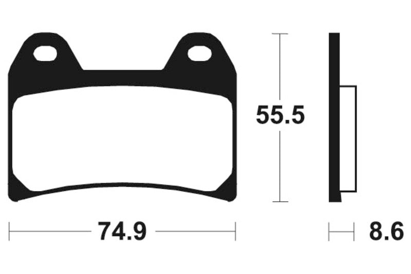 TECNI BRAKE PADS MA206 ORGANIC
