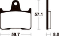 TECNI BRAKE PADS MA215 ORGANIC