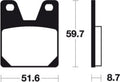 TECNI BRAKE PADS MA233 ORGANIC