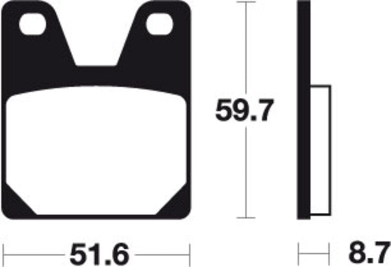TECNI BRAKE PADS MA233 ORGANIC