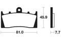 TECNI BRAKE PADS MA243 ORGANIC