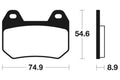 TECNI BRAKE PADS MA246 ORGANIC