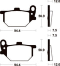 TECNI BRAKE PADS MA28 ORGANIC