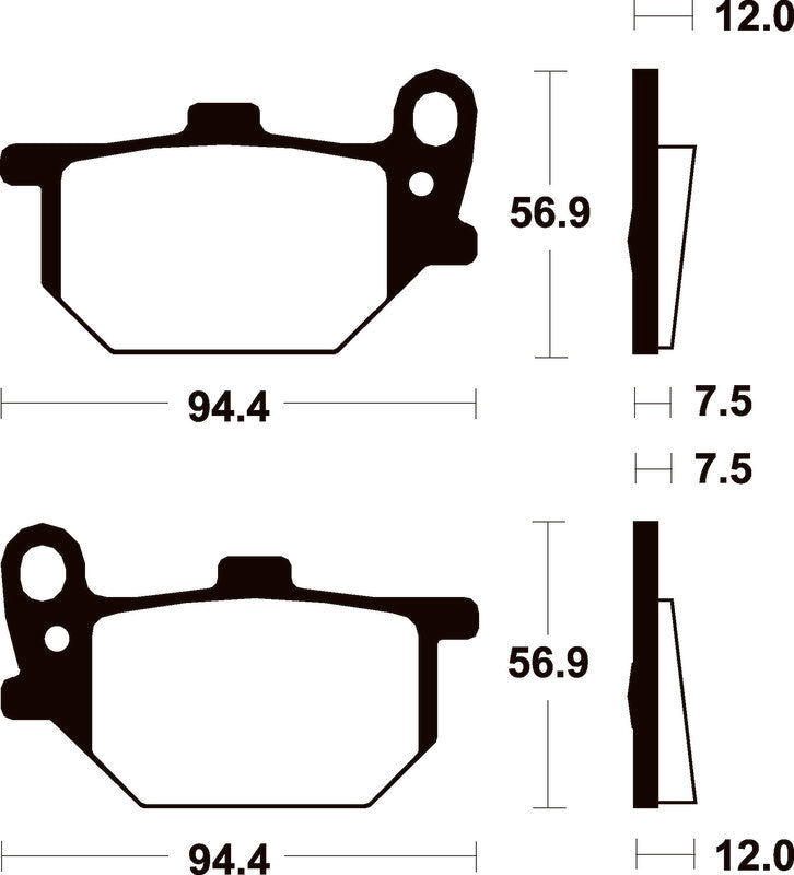 TECNI BRAKE PADS MA28 ORGANIC