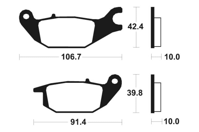 TECNI BRAKE PADS MA284 ORGANIC