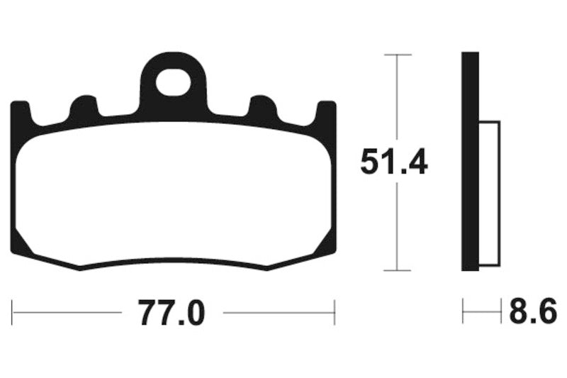 TECNI BRAKE PADS MA296 ORGANIC
