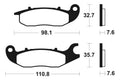 TECNI BRAKE PADS MA297 ORGANIC