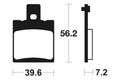TECNI BRAKE PADS MA324 ORGANIC