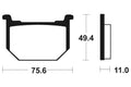 TECNI BRAKE PADS MA33 ORGANIC