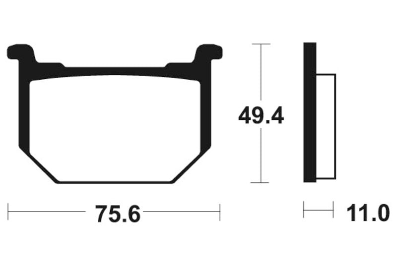TECNI BRAKE PADS MA33 ORGANIC
