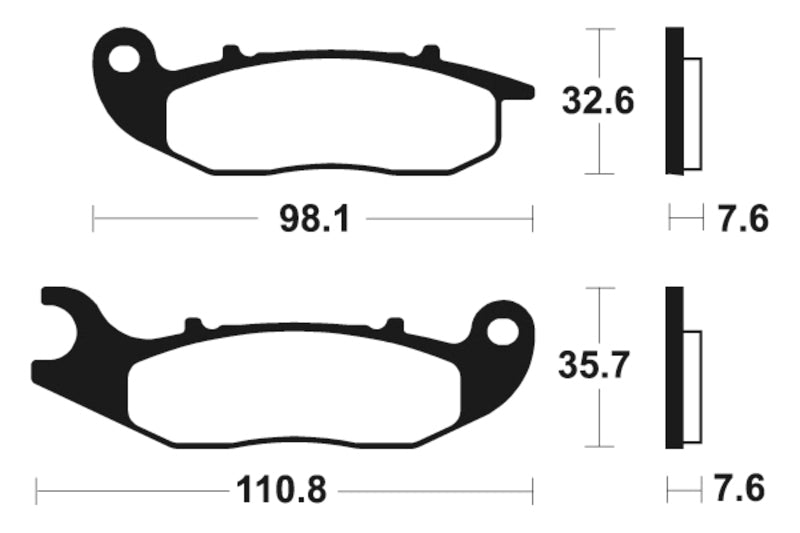 TECNI BRAKE PADS MA359 ORGANIC
