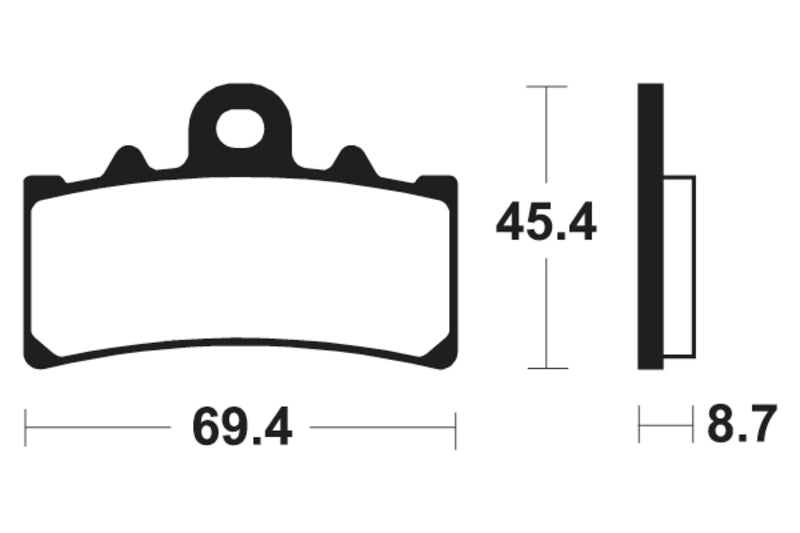 TECNI BRAKE PADS MA377 ORGANIC